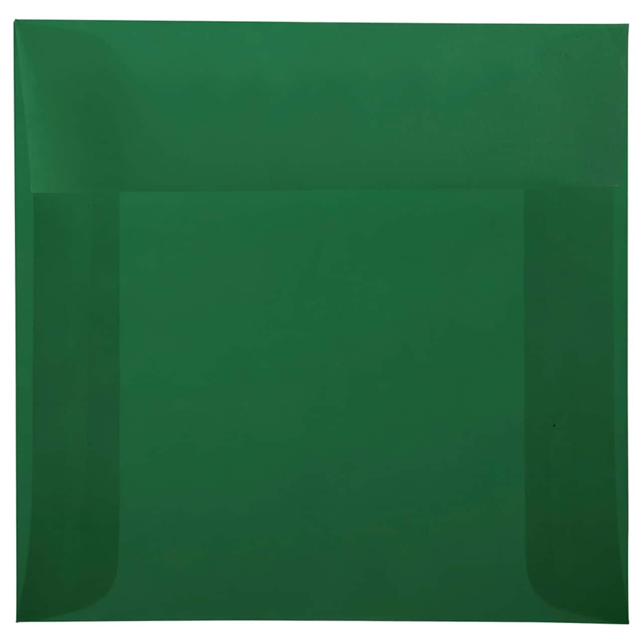 JAM Paper 6" x 6" Translucent Vellum Invitation Envelopes, 25ct.